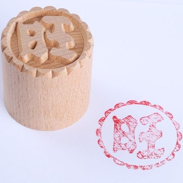 (現貨)木頭大印章(月餅、綠豆椪專用) 中秋印章裝飾 【銅板價幼教福利社】-細節圖2