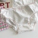 日系可愛少女內褲 女生內褲 中低內褲柔軟舒適 少女內褲 三角內褲流行內褲棉內褲可愛內褲 蝴蝶結 小紅書同款 STARS-規格圖11
