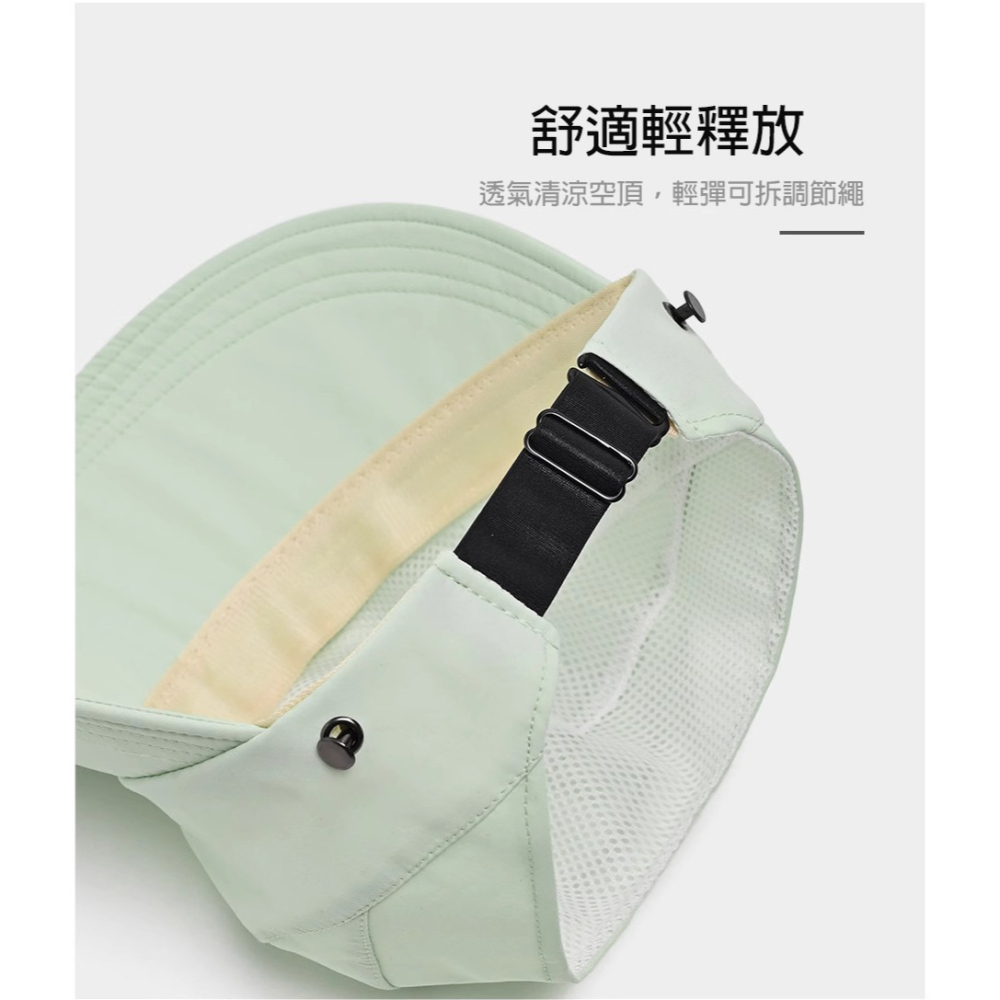 空頂設計防曬帽 現貨🔥可扎馬尾帽 明星同款遮陽帽 防曬帽 海邊草帽 編織帽 海灘帽 空頂帽 防曬遮陽帽 STARS-細節圖4