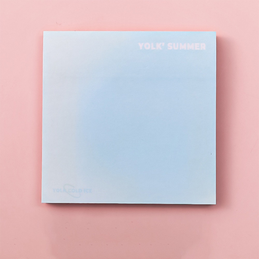 蛋黃漸變純色 便利貼 學生標記 留言 便條本 考試辦公便條紙外帶N次貼 STARS-細節圖9