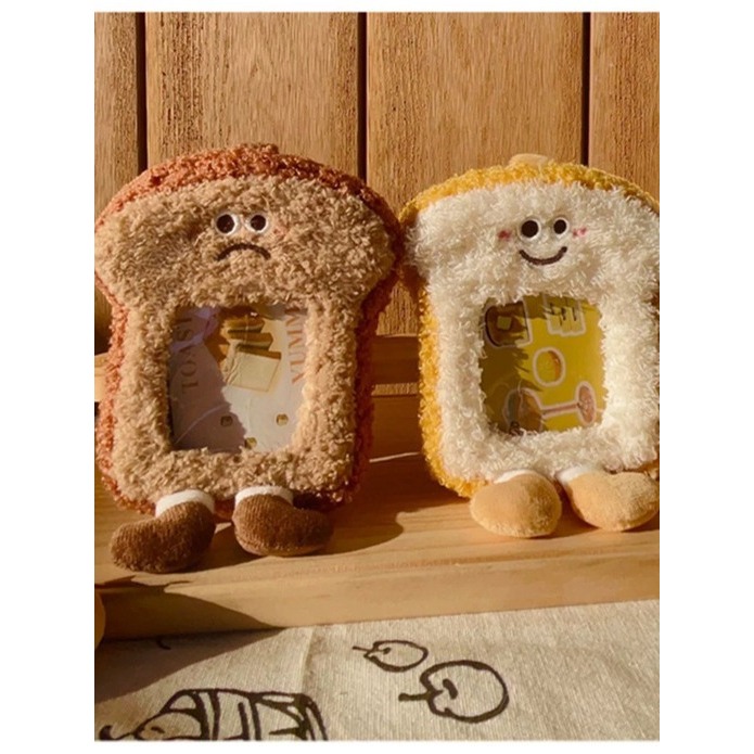 【星辰】吐司掛脖包 卡片包 收納包 小包包 吐司包 耳機包 口紅包 可愛卡通學生 痛包毛絨款 日系單肩斜跨包 可愛卡套-細節圖2