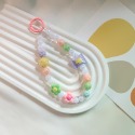 【星辰】小花鑰匙圈掛件 可愛拼色花朵  ins風簡約 女生 汽車鑰匙圈 包包掛件 精緻布藝 掛件 吊飾 鑰匙圈 包包吊飾-規格圖1