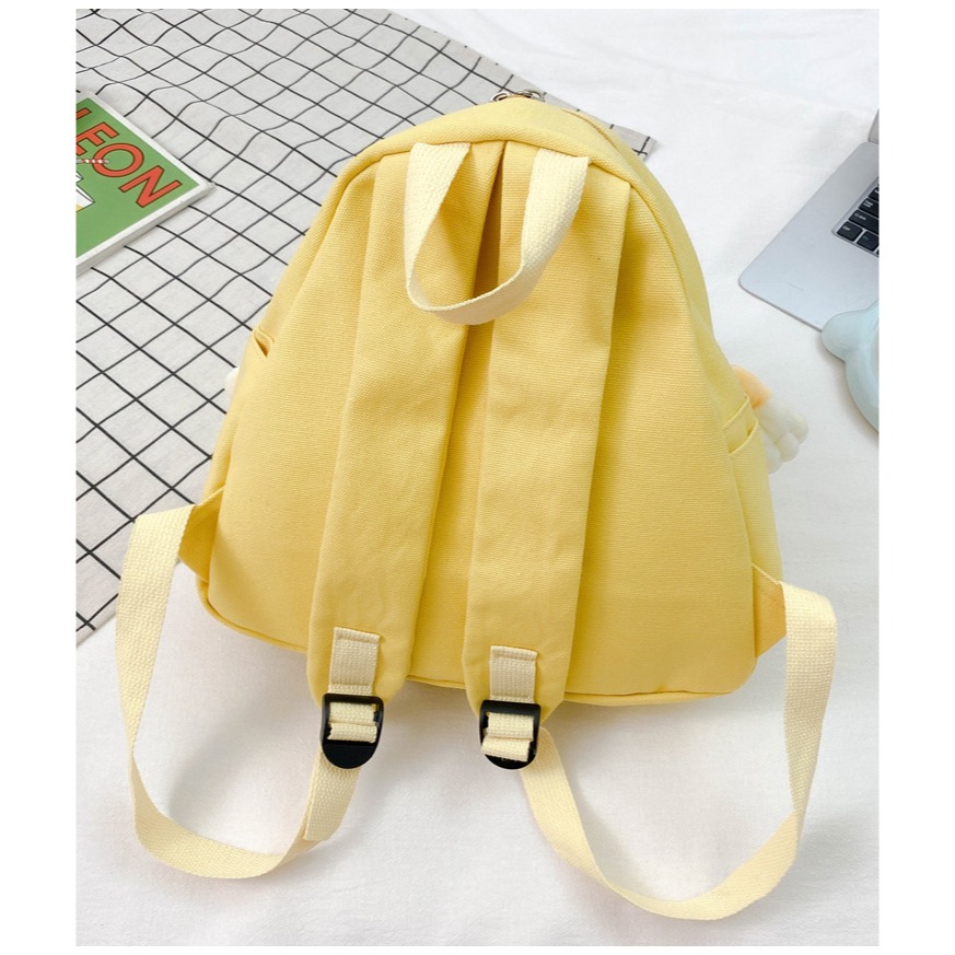 【星辰】起司奶烙造型後背包 雙肩包 可愛卡通 小背包 大容量 校園雙肩背包 女 日系 後背包 搞怪包 小紅書同款-細節圖5