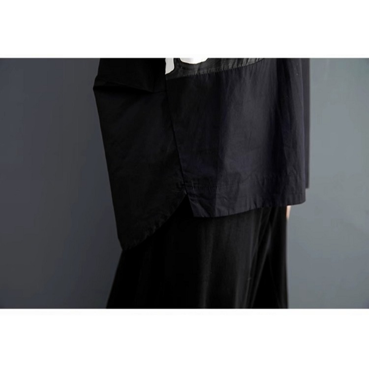 漾貝比【9155481】中大尺碼女裝 撞色大花襯衫+哈倫褲套裝 (40-50)-細節圖7