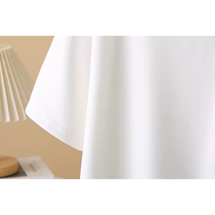 漾貝比【9155572】中大尺碼女裝 圓領T拼接不規則背心假兩件式上衣．藍(38-52)-細節圖6