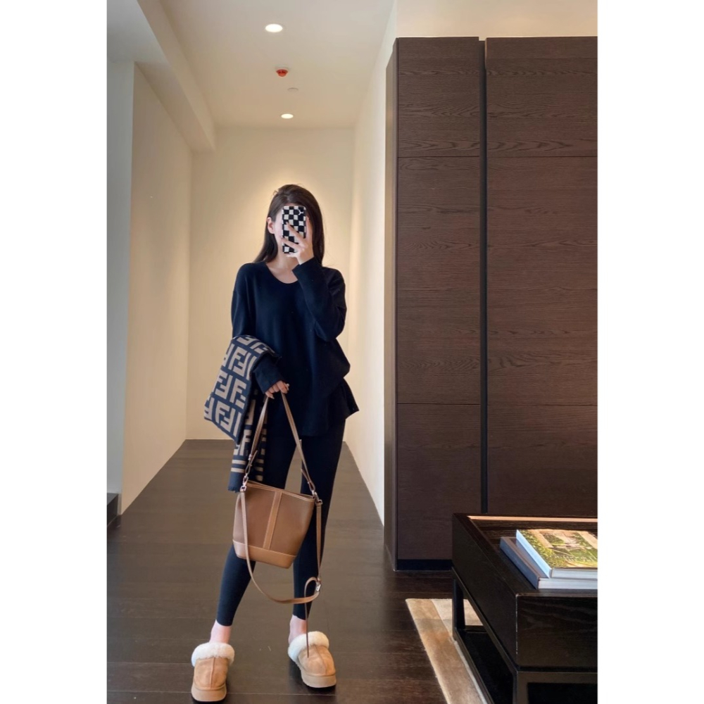 漾貝比【9155710】中大尺碼女裝 秋冬高腰德絨保暖修身九分內搭褲 (28-45)-細節圖5