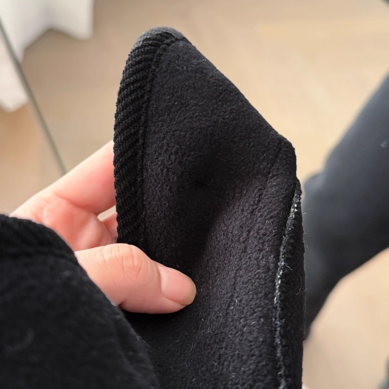 漾貝比【9155778】中大尺碼女裝 線條交錯格子顆粒絨夾羊羔毛保暖背心 (38-50)-細節圖8