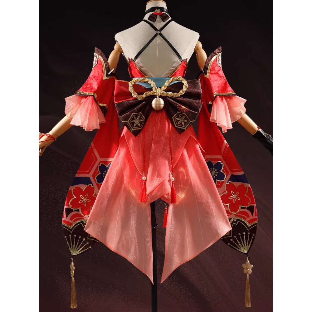 【花火】cosplay⭐高度還原⭐金屬配件 假面愚者 崩壞星穹鐵道 cos服 女裝 歡愉 淚痣 米哈遊-細節圖2