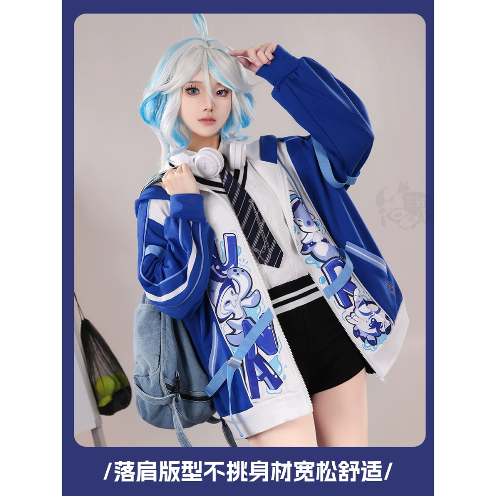 【芙寧娜】cosplay 同人服 原神 cos 芙卡洛斯 水神 三分妄想 芙芙 二創-細節圖2