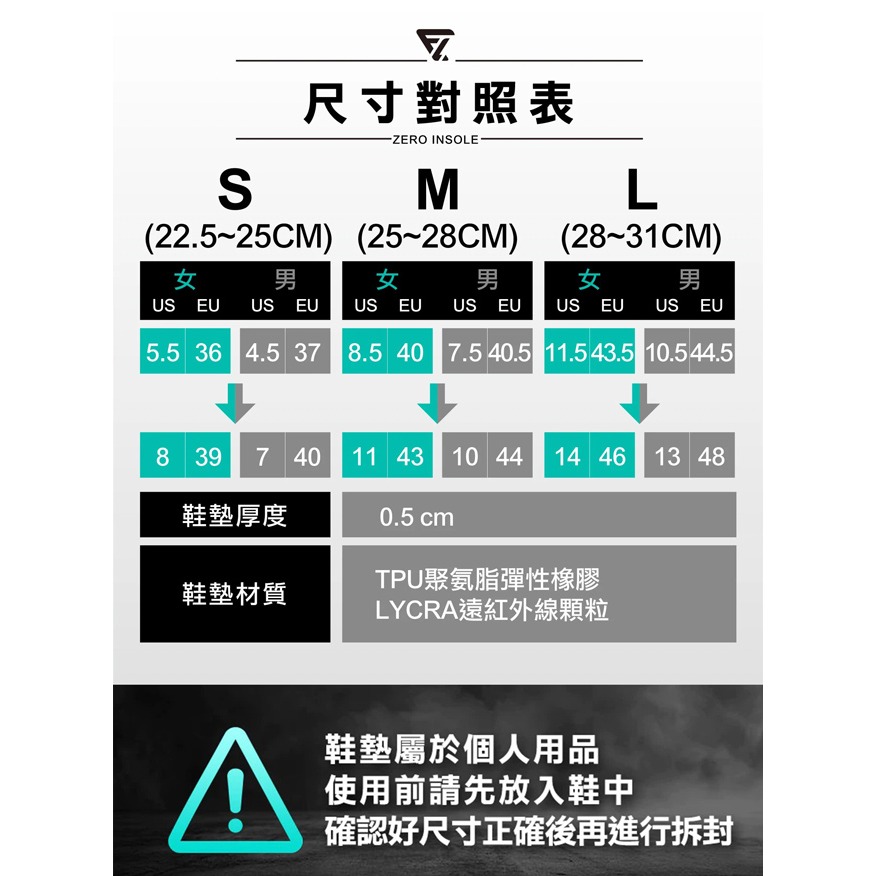 未來實驗室 ZEROINSOLE無重力鞋墊-細節圖4