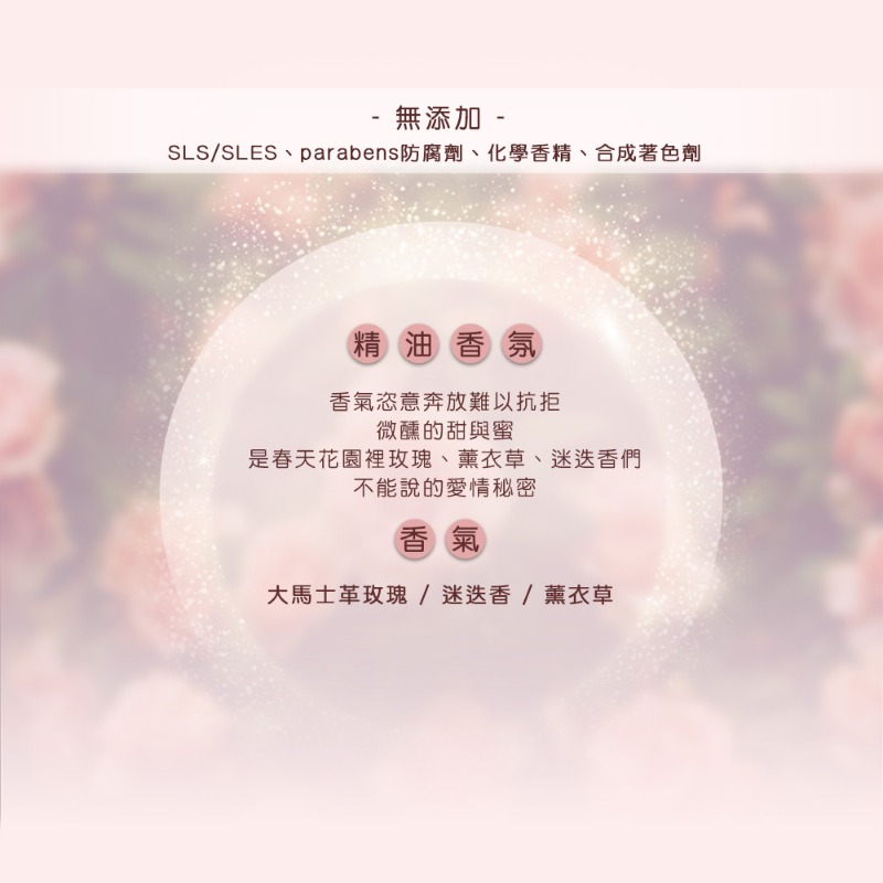 Ausganica澳潔蕬 玫瑰天竺葵水嫩沐浴乳(500ML-細節圖3