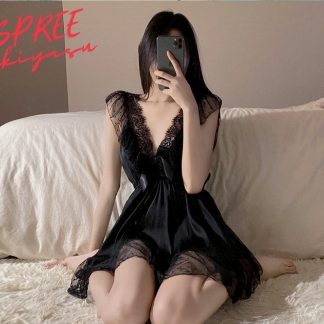 性感睡衣 蕾絲睡衣 冰絲 性感蕾絲睡衣 情趣睡衣 丁字褲 情趣內衣 情趣內褲 睡衣性感睡衣 情趣角色服【瘋馬情趣】-細節圖2