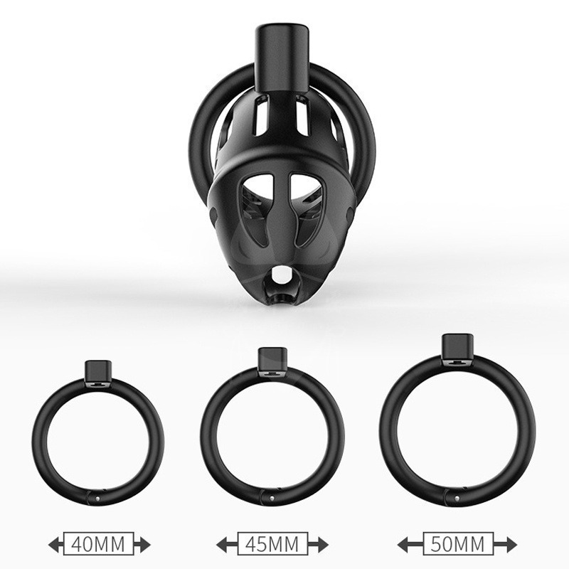貞操瑣 男用貞操帶 鎖精環 (再大的J都裝得下) 🌈SM 新型卡扣貞操鎖 另類玩具 輕便透氣 透明黑色 情趣 虐待 延時-細節圖9