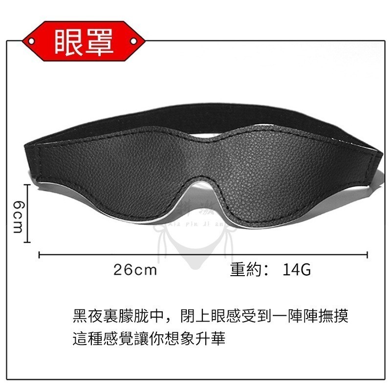 SM用品 手銬鍊圈 SM捆綁十件套 情趣用品 束縛性玩具情趣鞭 口塞乳夾 繩縛情趣捆綁 調情玩具 主奴調教 狗奴調教-細節圖3