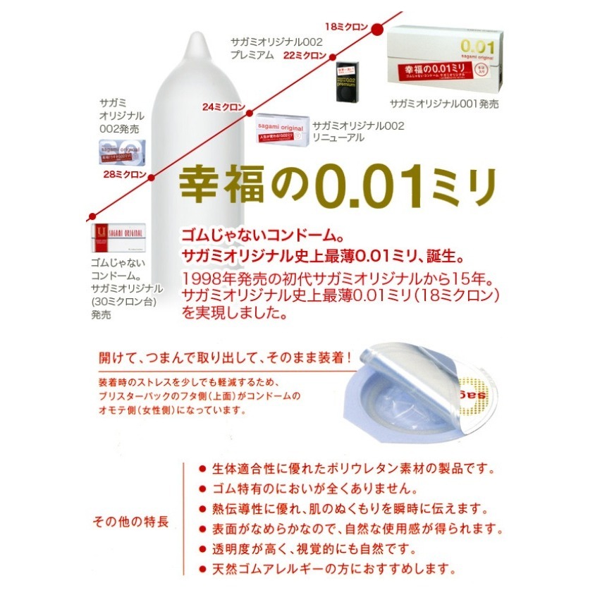 保險套 SAGAMI 相模 001保險套 002 極致薄 大尺碼 極潤 衛生套 避孕套 成人用品 台灣快速出貨 附發票-細節圖6