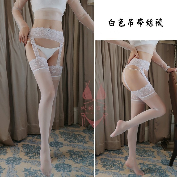 開檔免脫假吊帶絲襪 開襠絲襪 開檔 開襠 開檔透膚絲襪 不易破絲襪 透膚襪 性感 鏤空絲襪 情趣絲襪【瘋馬情趣】台灣出貨-細節圖7