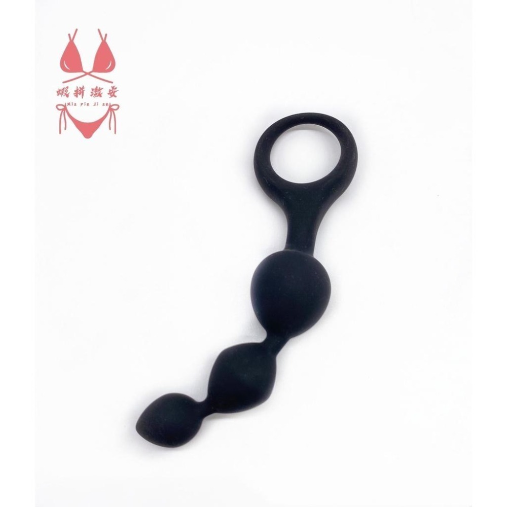 【瘋馬情趣】台灣出貨  矽膠拉珠 拉環肛塞 柔軟彈滑硅膠後庭刺激棒  後庭按摩棒 男同 女同 肛塞 夫妻情趣 情趣商品-細節圖4