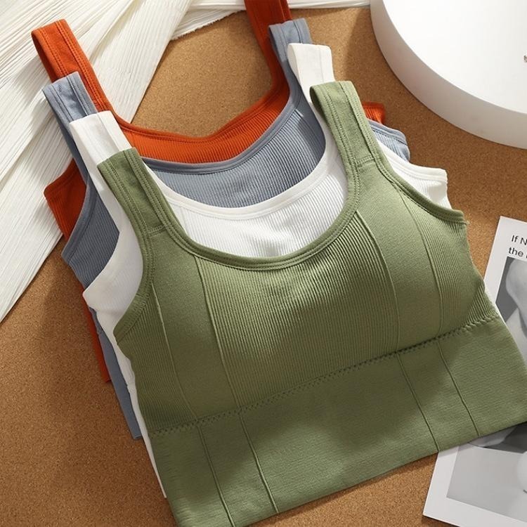 【瘋馬情趣】台灣出貨 透氣無鋼圈 運動內衣 跑步 瑜伽 百搭 外出內衣 穿搭內衣 小可愛 內搭衣-細節圖2