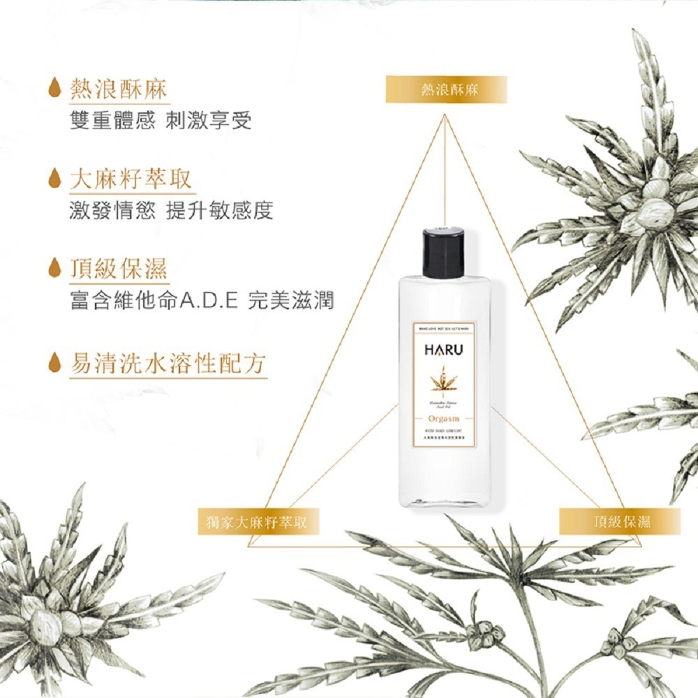 【瘋馬情趣】大麻熱浪迷情熱感潤滑液155ml HARU 含春 大麻熱浪迷情熱感潤滑液 大麻 熱感 潤滑 潤滑油-細節圖3