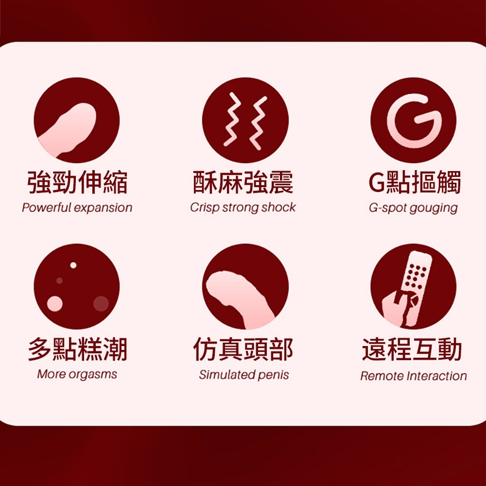 【瘋馬情趣】伸縮穿戴震動棒 外出穿戴 假屌 陽具 跳蛋 自慰器 按摩棒 震動棒 自慰棒 情趣用品 多頻防水-細節圖6