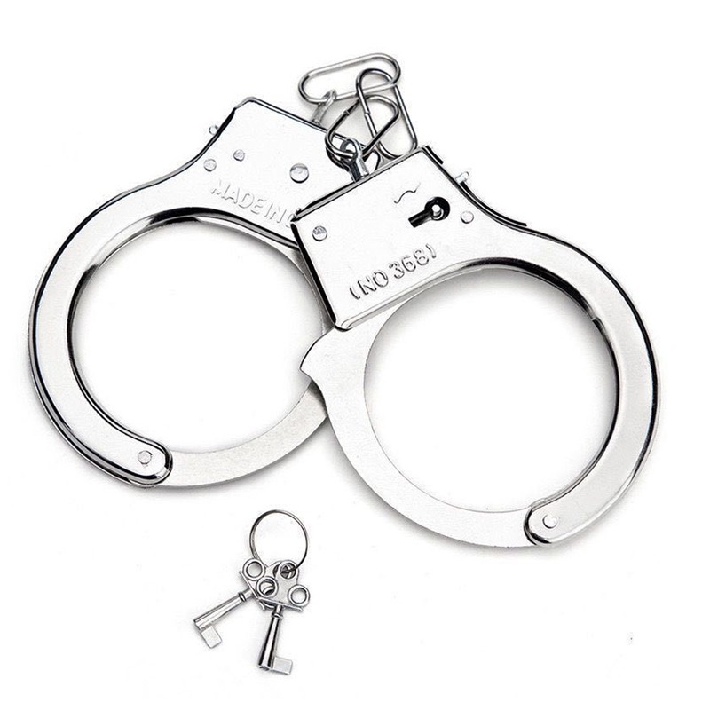 【瘋馬情趣】金屬手銬 情趣手銬 鐵製手銬 警察手銬 捆綁束縛 BDSM SM調教 手銬 情趣刑具-細節圖9