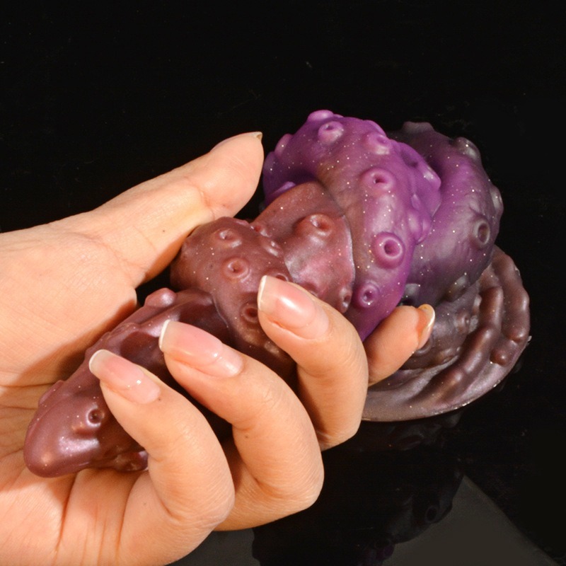 【瘋馬情趣】章魚腳陽具 異形陽具 陽具 肉棒 陰莖 老二 假屌 按摩棒 自慰棒 逼真老二吸盤 情趣用品-細節圖2