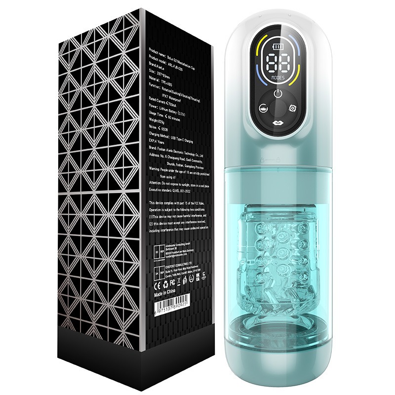 【瘋馬情趣】勃樂2代水浴飛機杯-規格圖1