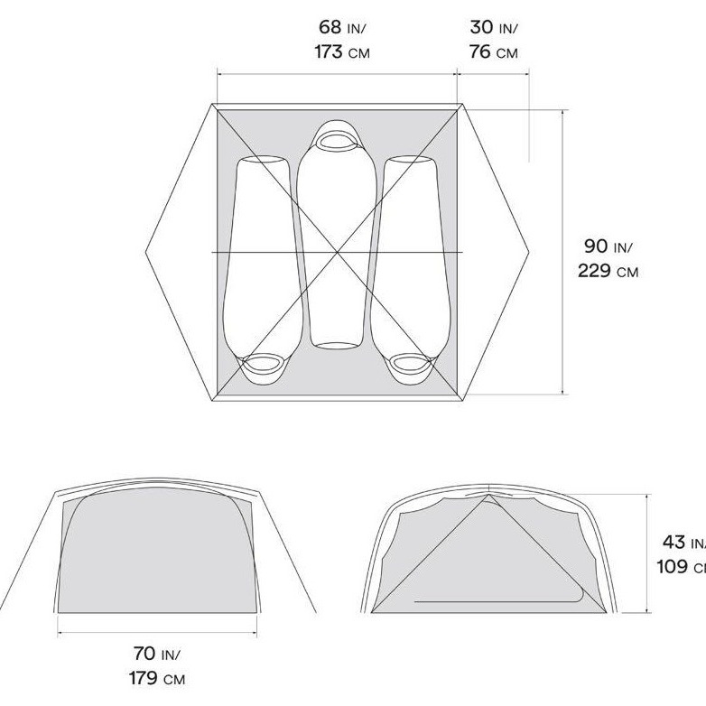 Mountain Hardwear Aspect 3 輕量 三人帳篷-細節圖5