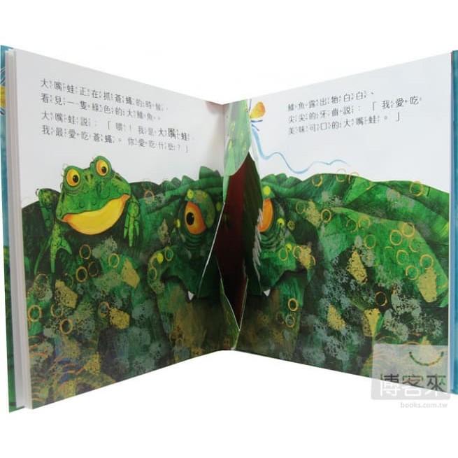 上誼 張開大嘴呱呱呱 立體遊戲書 大醬童書專賣店-細節圖3