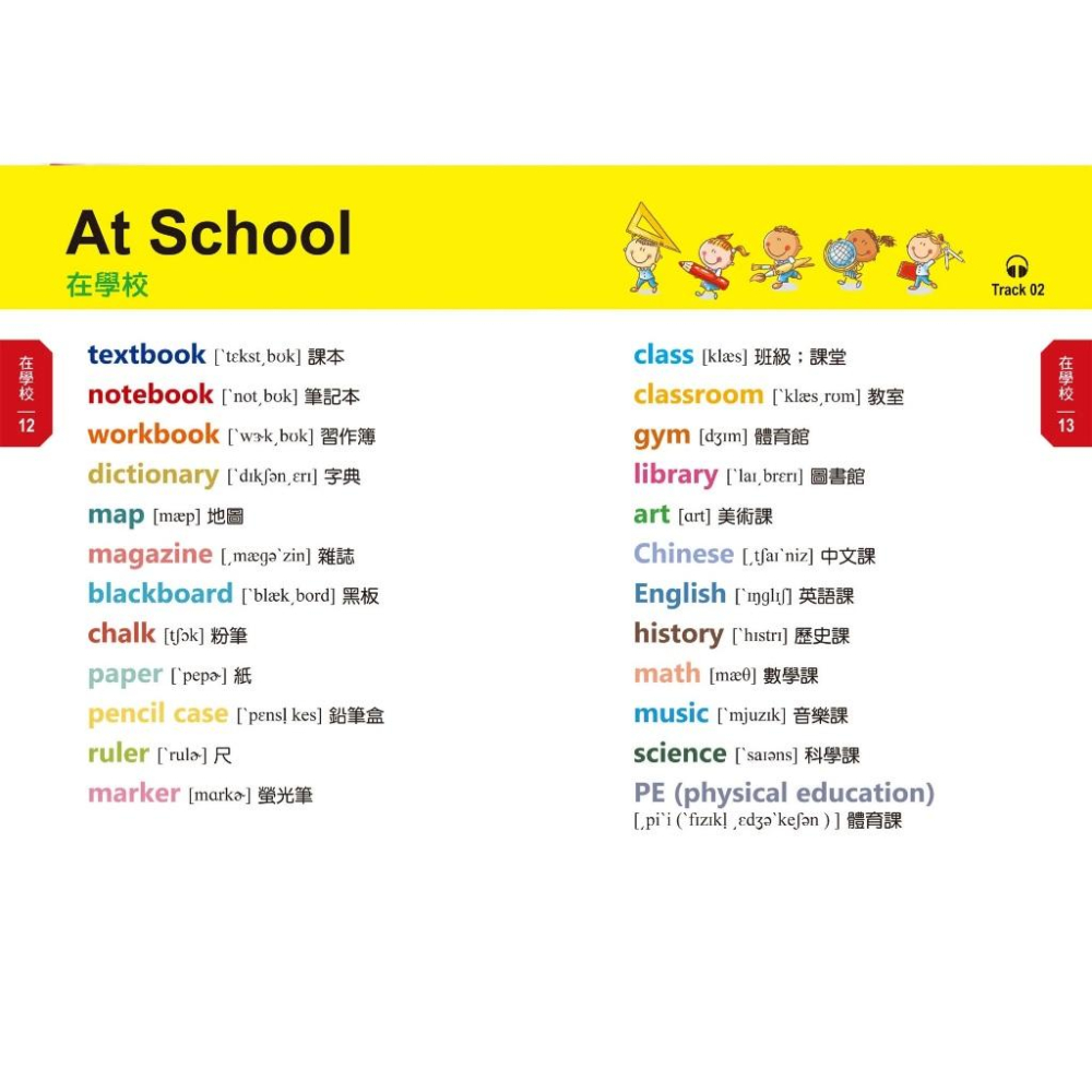 和平國際 看圖輕鬆學：兒童常用英語500單字 大醬童書專賣店-細節圖3