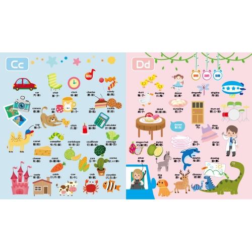 双美　寶寶的第一本觸控有聲書：ABC學習圖鑑　大醬童書專賣店-細節圖2