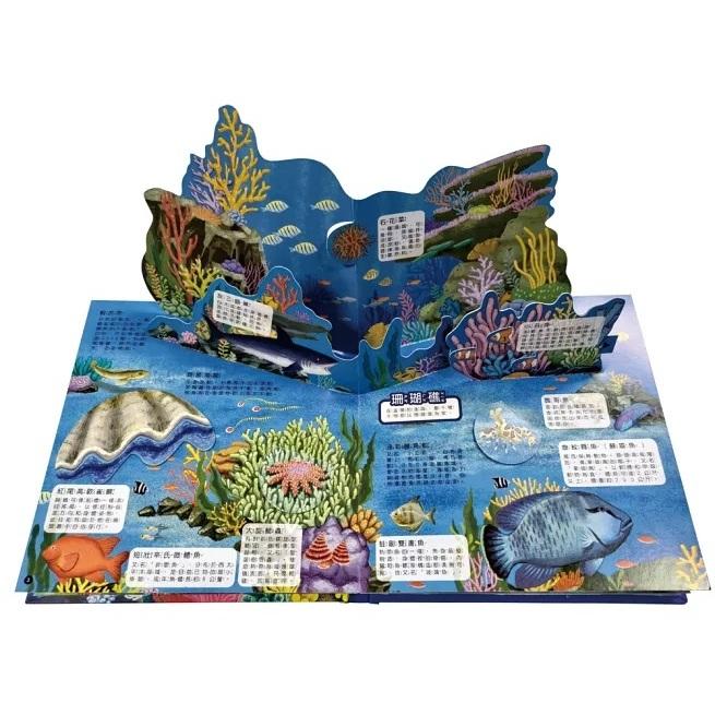 双美 海洋立體遊戲書（75種海洋生物+31個互動機關）【首刷限量贈送12款海洋生物模型】大醬童書專賣店-細節圖4