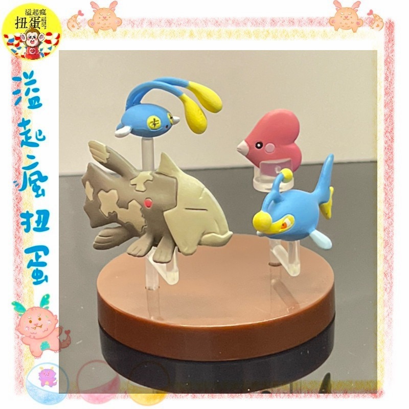 ♧溢起瘋扭蛋♧ 精靈寶可夢 神奇寶貝 立體圖鑑 1/40 立體圖鑑 燈籠魚 電燈怪 古空棘魚 愛心魚 芳緣 高雄 鹽埕-細節圖2