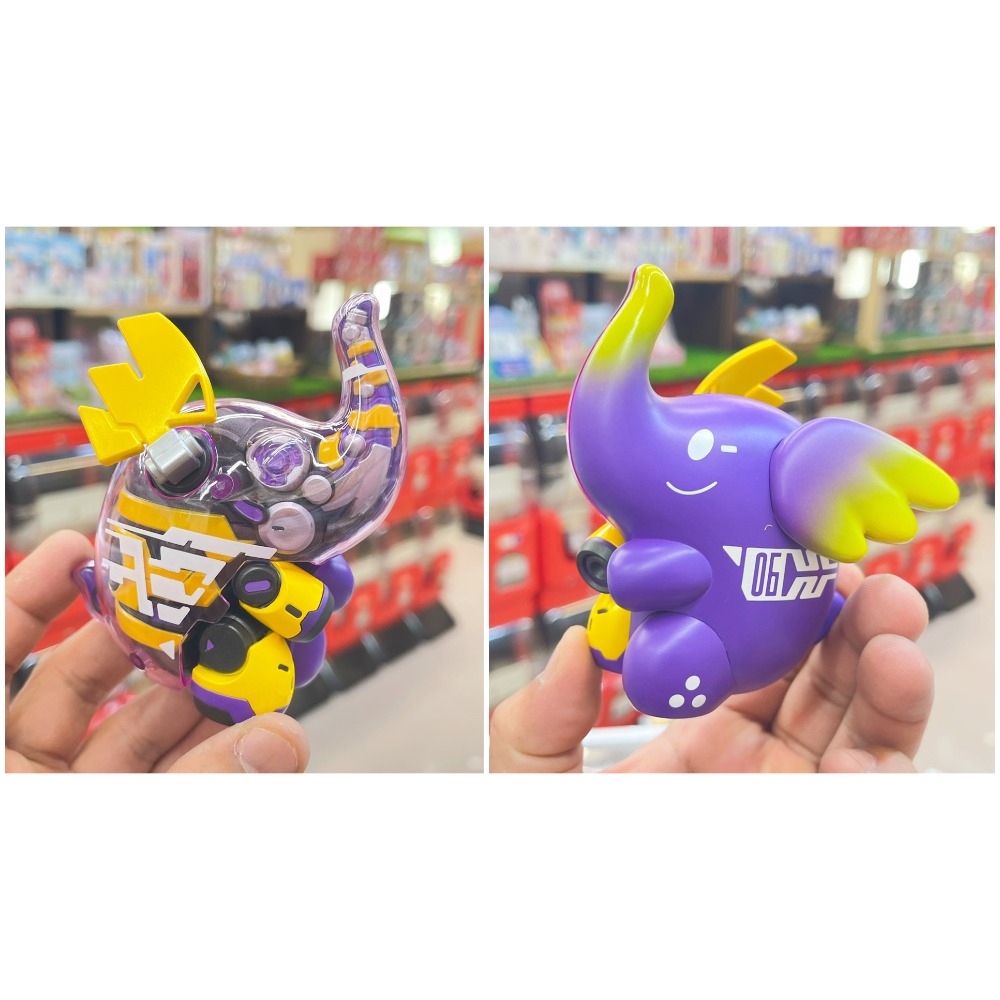 ♧溢起瘋扭蛋♧ MECHA ELFIE 機械 小象 龐克 機械 無盒 半頗 大象 機器 盲盒 盒玩 公仔 高雄 鹽埕-規格圖3