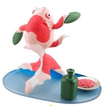 ♧溢起瘋扭蛋♧ 海洋堂 歌川國芳的金魚百態 酒之宴席 浮世繪 水族箱 鯉魚 青蛙 童話故事 神話 高雄 鹽埕-規格圖5