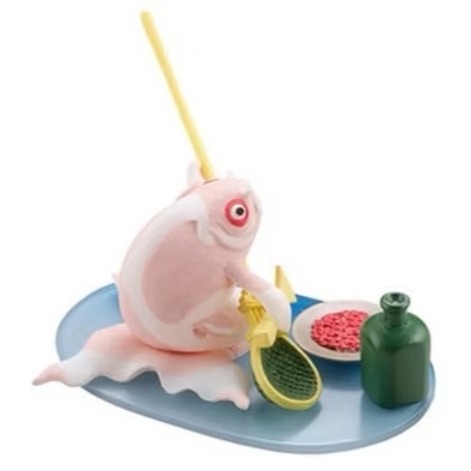 ♧溢起瘋扭蛋♧ 海洋堂 歌川國芳的金魚百態 酒之宴席 浮世繪 水族箱 鯉魚 青蛙 童話故事 神話 高雄 鹽埕-規格圖5