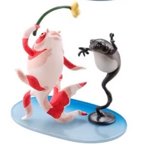 ♧溢起瘋扭蛋♧ 海洋堂 歌川國芳的金魚百態 酒之宴席 浮世繪 水族箱 鯉魚 青蛙 童話故事 神話 高雄 鹽埕-規格圖5