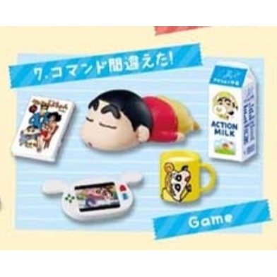 ♧溢起瘋扭蛋♧ Re-Ment 蠟筆小新 小新 一起到小新房間玩 小白 微型 擺設 盒玩 公仔 高雄 鹽埕-規格圖3