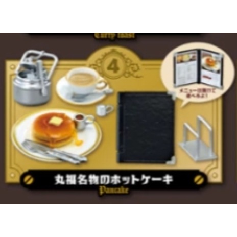 ♧溢起瘋扭蛋♧ Re-Ment 丸福咖啡店場景組 日本 復古 咖啡天 微型 擺設 家具 桌子 高雄 鹽埕-規格圖3