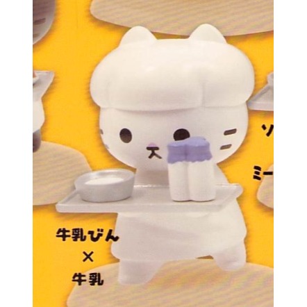 ♧溢起瘋扭蛋♧ Qualia 扭蛋 轉蛋 供食貓站立公仔 打飯 食堂 貓咪 日本 營養午餐 高雄 鹽埕-規格圖3