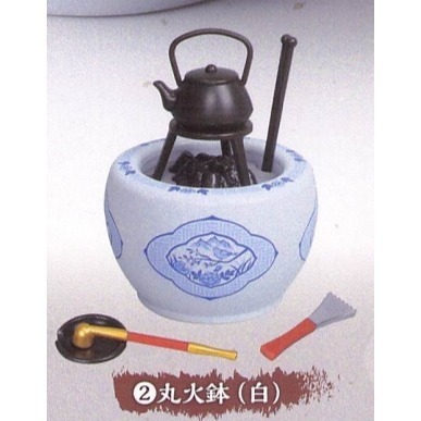 ♧溢起瘋扭蛋♧ Tarlin 扭蛋 轉蛋 火鉢P2 火鉢 發光 烤魚 日本 煮茶 擬真 擺設 高雄 鹽埕-規格圖3