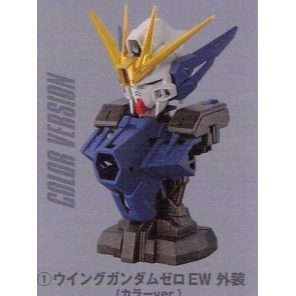 ♧溢起瘋扭蛋♧ BANDAI 轉蛋 扭蛋 機動戰士鋼彈胸像08 飛翼鋼彈零式EW 天使 胸像 透明 機械 高雄 鹽埕-規格圖3