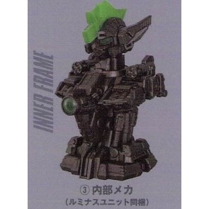 ♧溢起瘋扭蛋♧ BANDAI 轉蛋 扭蛋 機動戰士鋼彈胸像08 飛翼鋼彈零式EW 天使 胸像 透明 機械 高雄 鹽埕-規格圖3