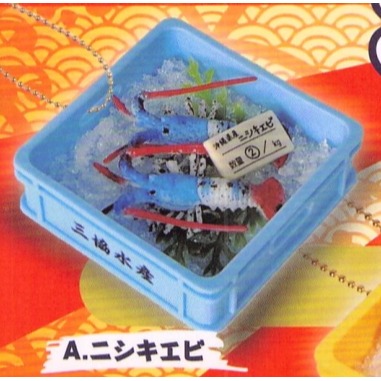 ♧溢起瘋扭蛋♧ ToysSpirits 扭蛋 轉蛋 市場的魚模型吊飾P2 高級水產篇 龍蝦 螃蟹 水產 高雄 鹽埕-規格圖3