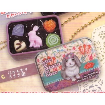 ♧溢起瘋扭蛋♧ ToysSpirits 扭蛋 轉蛋 鐵盒裝巧克力與軟糖擬真吊飾 貓咪 巧克力 鐵盒 高雄 鹽埕-規格圖3