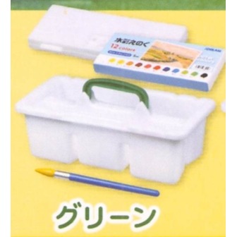 ♧溢起瘋扭蛋♧ J.DREAM 扭蛋 轉蛋 兒時的畫具模型 畫具 水彩盤 畫畫 微型 文具 高雄 鹽埕-規格圖3