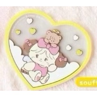 ♧溢起瘋扭蛋♧ 日本 日空版  Bandai mikko illustrarions 杯墊 止滑墊 平面 動物 高雄 鹽-規格圖3