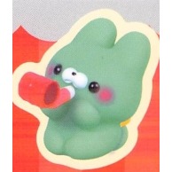 ♧溢起瘋扭蛋♧ YELL 扭蛋 轉蛋 站姿娃娃 PyuPyu 公仔 兔子 按壓 捏捏 彩帶 公仔 高雄 鹽埕-規格圖4