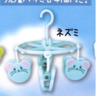 ♧溢起瘋扭蛋♧ J.DREAM 扭蛋 轉蛋 動物曬衣夾 老虎 青蛙 小熊 曬衣架 文具 便條紙 夾子 高雄 鹽埕-規格圖4