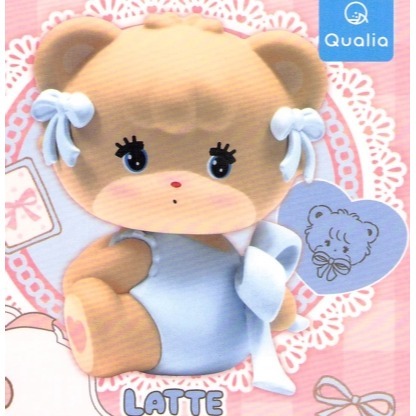 ♧溢起瘋扭蛋♧ Qualia 扭蛋 轉蛋 mikko characters造型公仔 貓咪 熊熊 兔子 高雄 鹽埕-規格圖4